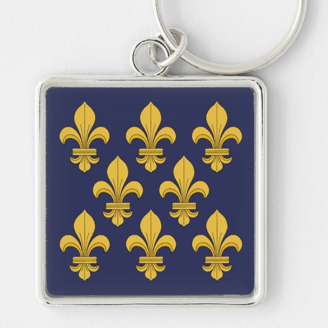 Fleur-de-lis Schlüsselanhänger (Vorne)