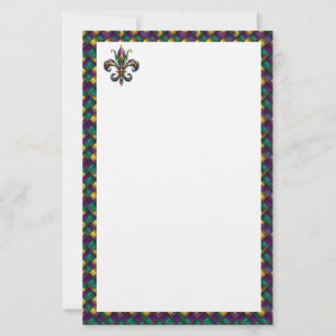 Fleur De Lis Schreibwarenpapier Briefpapier