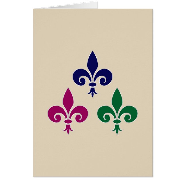Fleur-de-lis-Symbole (Vorne)