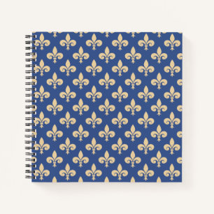 Fleur-de-lis-Symbole Notizbuch