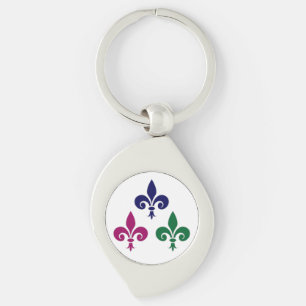 Fleur-de-lis-Symbole Schlüsselanhänger