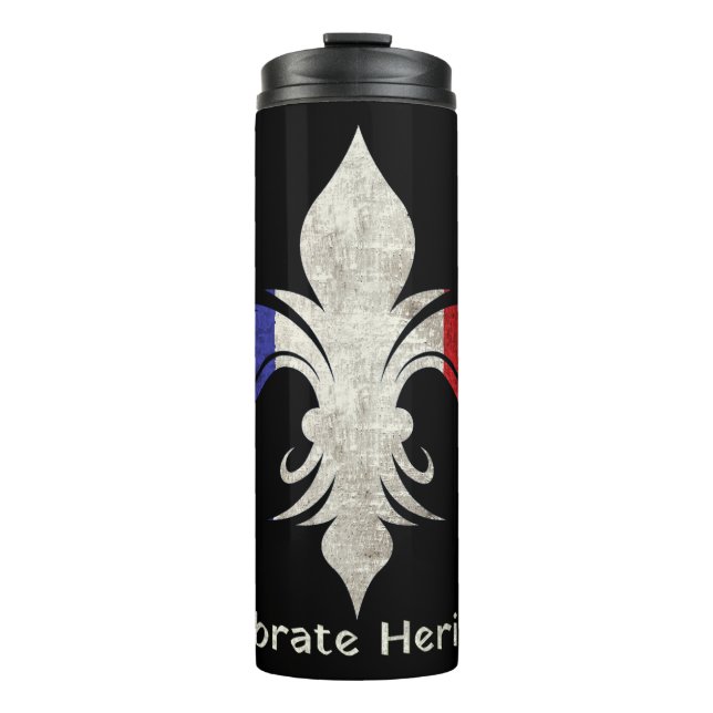 Fleur-de-Lis Thermosbecher (Vorderseite)