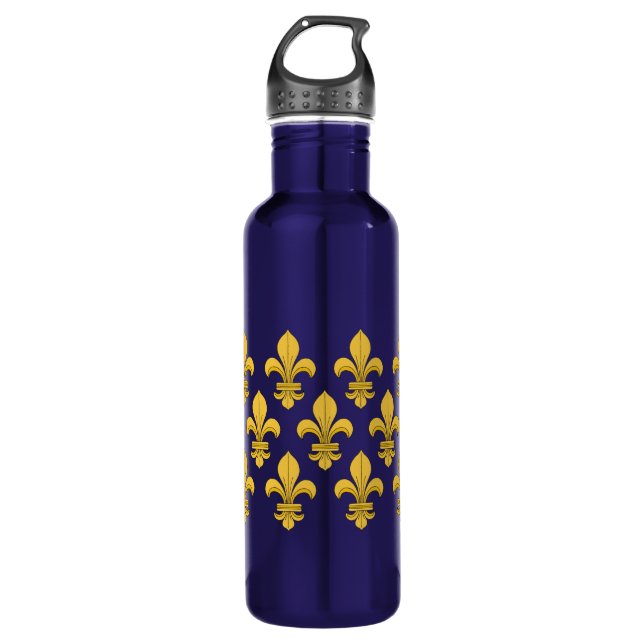 Fleur-de-lis Trinkflasche (Vorderseite)