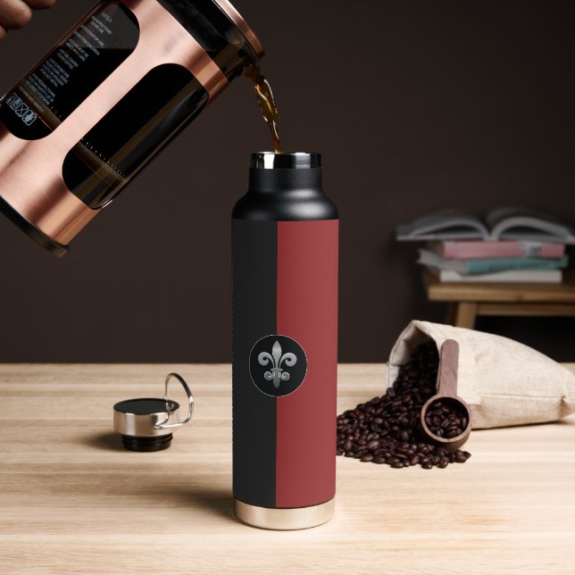 Fleur De Lis Wasserflasche Trinkflasche (Kaffee)