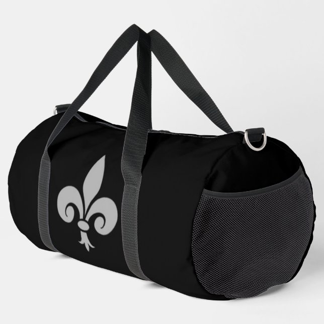 Fleur de Lys groß Duffle Bag (Rechte Ecke)