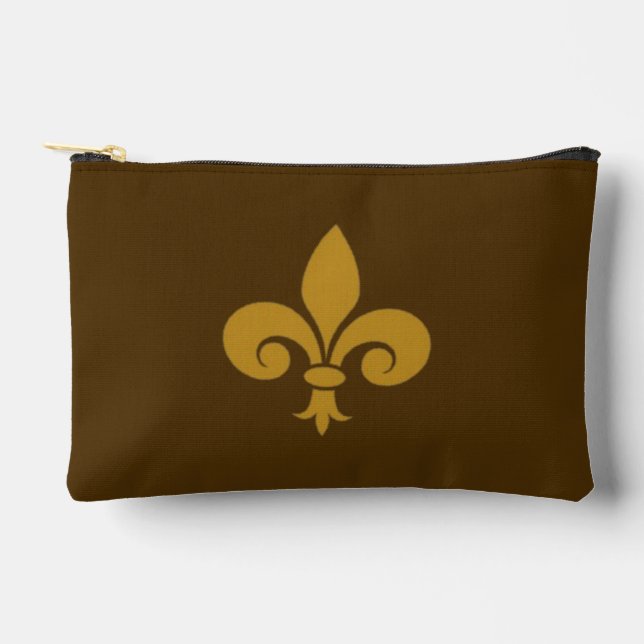 Fleur de Lys kleine Accessoiretasche Zubehörtasche (Vorderseite)