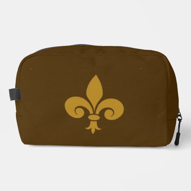 Fleur de Lys Kulturbeutel Waschbeutel (Vorderseite)