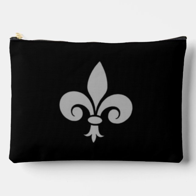 Fleur de Lys Large Accessory Pouch Zubehörtasche (Vorderseite)