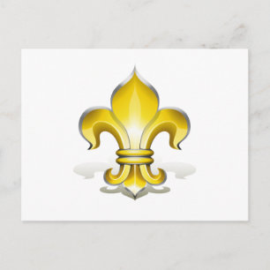 Fleur de Lys Postkarte