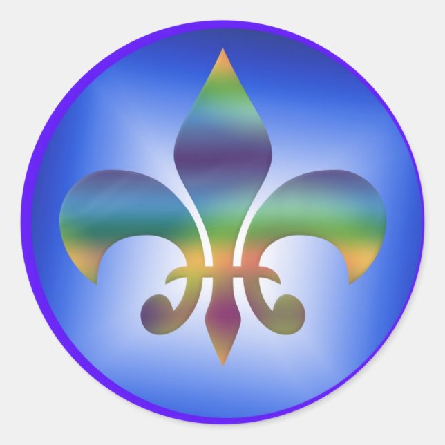 Fleur de Lys Stickers (Vorderseite)