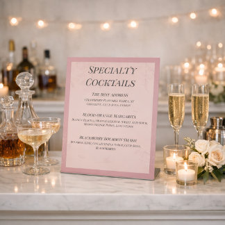 Fleur de Satin Bar Sockelschild