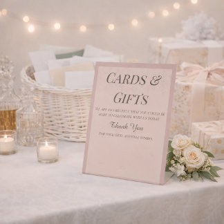 Fleur de Satin Cards & Gifts Sockelschild