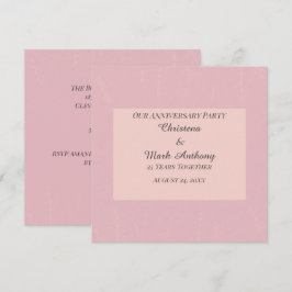Fleur de Satin Hochzeitstag Einladung