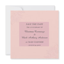 Fleur de Satin Hochzeitstag Save The Date