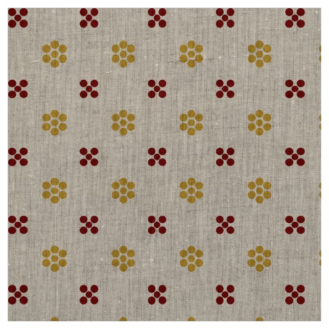 Fleur Dot Natürlich Stoff (Muster)