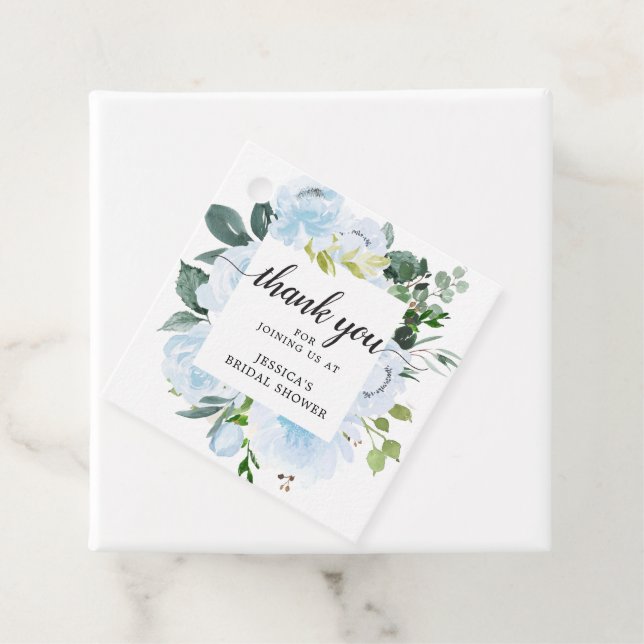 Fleur Jolie Brautparty Vielen Dank für Ihre Unters Geschenkanhänger (Beispiel)