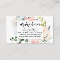 Fleur Jolie Floral Display Dusche Babyduschkarte