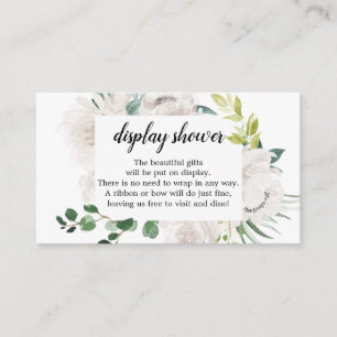 Fleur Jolie Floral Display Dusche Babyduschkarte Begleitkarte