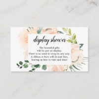 Fleur Jolie Floral Display Dusche Babyduschkarte