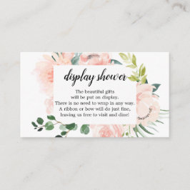Fleur Jolie Floral Display Dusche Babyduschkarte Begleitkarte