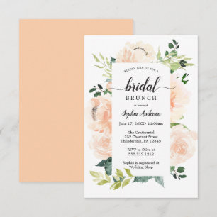 Fleur Jolie Hübsch floral Brautparty lädt ein Einladung