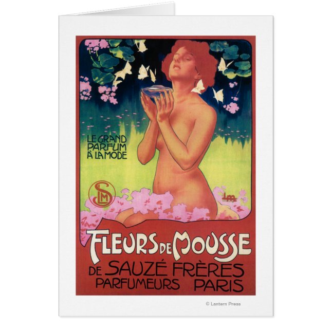 Fleurs de Mousse Parfüm Poster (Vorne)