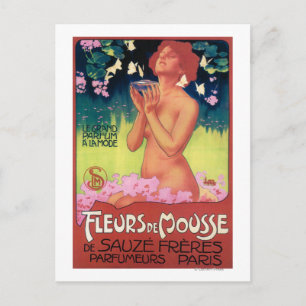 Fleurs de Mousse Parfüm Poster Postkarte