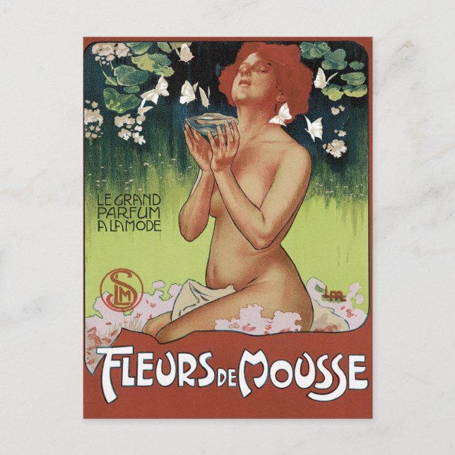 Fleurs de Mousse Postkarte (Vorderseite)