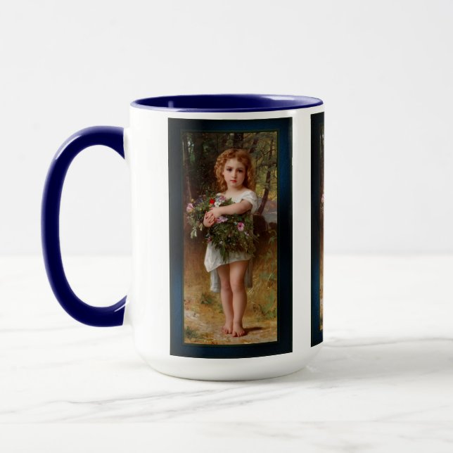 Fleurs De Printemps von William Bouguereau Tasse (Links)