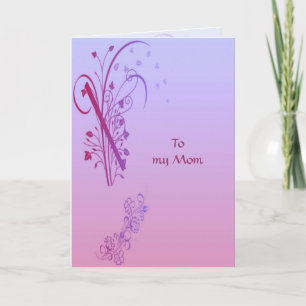 Fleurs Deko Mother's Day Card Karte