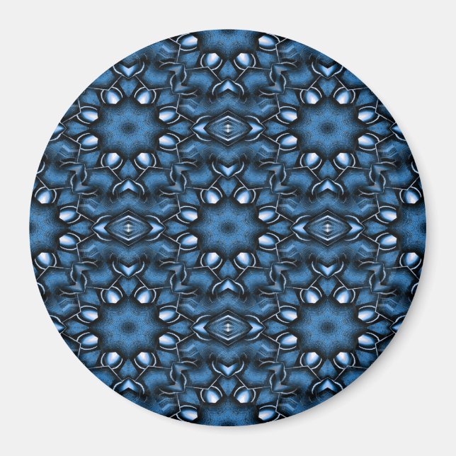 Fleurs en Bleu...... Magnet (Vorne)