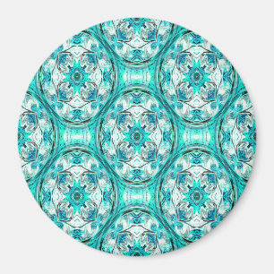 Fleurs en Turquoise...... Magnet