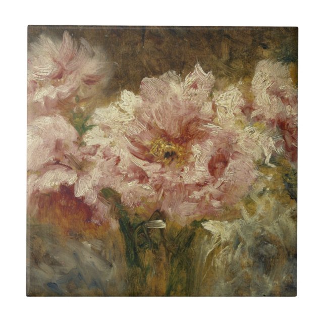 Fleurs - Félix Ziem Fliese (Vorderseite)