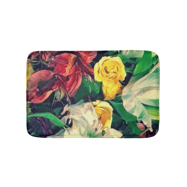 Fleurs Le Matin Badematte (Vorderseite)