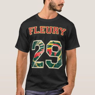 FLEURY 29 Wild-Goalie-Blume Minnesota Pro Ice Hoc T-Shirt