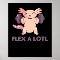 Flex a lotl Axolotl Pub für Fitness Sport