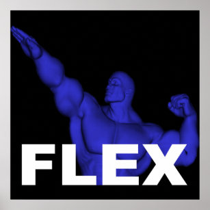 Flex Bodybuilding Poster