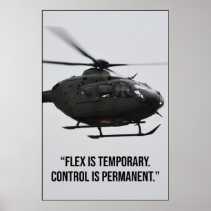 Flex ist vorübergehend, Kontrolle ist dauerhaft Zi Poster
