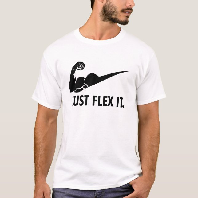 Flex It, Funny Gym T-Shirt (Vorderseite)