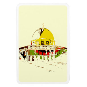 Flex the Glory: Dome of the Rock Flexible Magnet