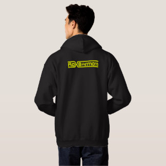 FlexBormarr Gelb auf schwarzem TextHoodie Hoodie