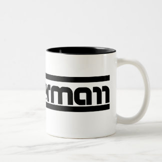 FlexBormarr Text-Logo-Tasse Zweifarbige Tasse