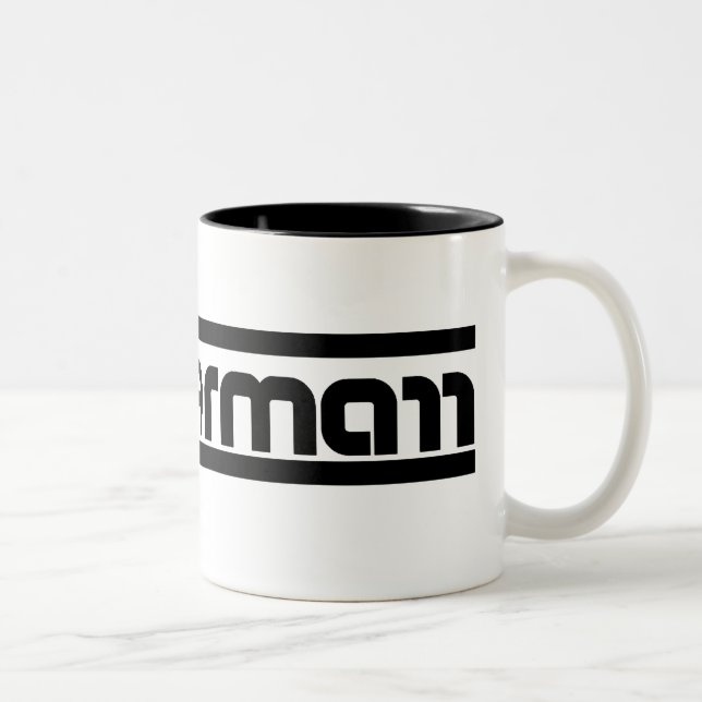 FlexBormarr Text-Logo-Tasse Zweifarbige Tasse (Rechts)