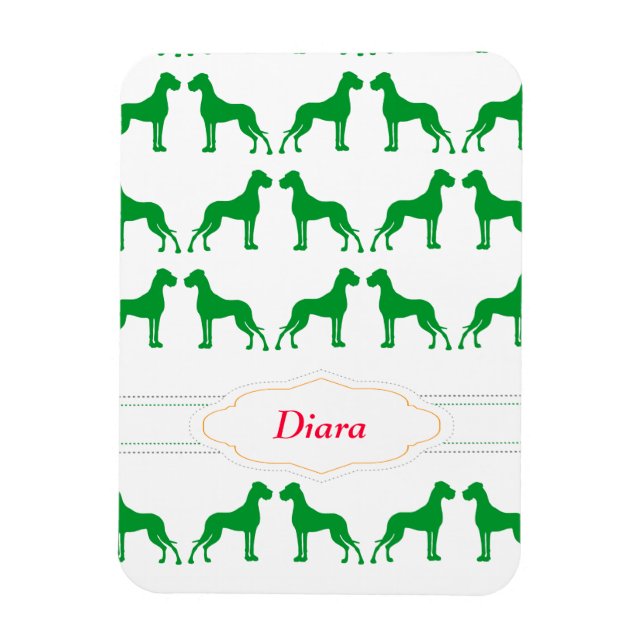 Flexi Magnet Doggenamen (Vertikal)