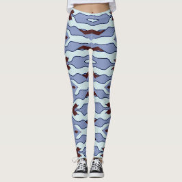 Flexi passt multicolor "Ratti_Creative_Arts" Leggi Leggings