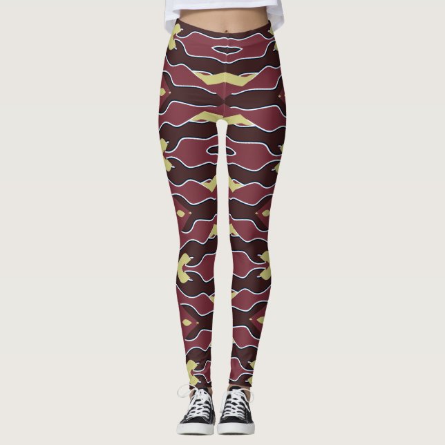 Flexi passt multicolor "Ratti_Creative_Arts" Leggi Leggings (Vorderseite)