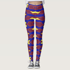 Flexi passt multicolor "Ratti_Creative_Arts" Leggi Leggings