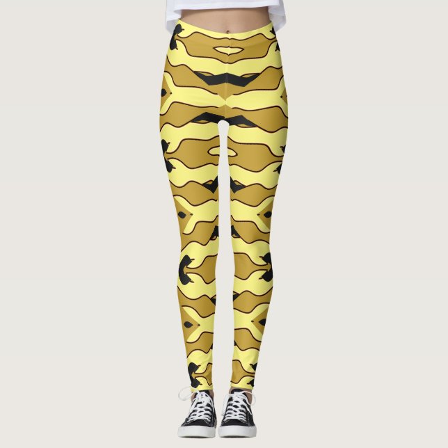 Flexi passt multicolor "Ratti_Creative_Arts" Leggi Leggings (Vorderseite)