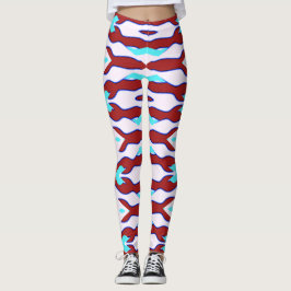 Flexi passt multicolor "Ratti_Creative_Arts" Leggi Leggings