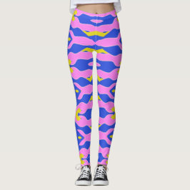 Flexi passt multicolor "Ratti_Creative_Arts" Leggi Leggings
